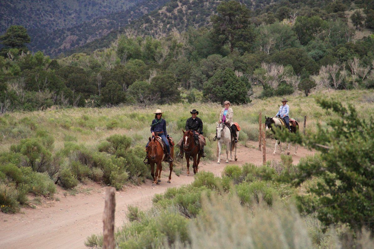 Reiter in den Great Sand Dunes